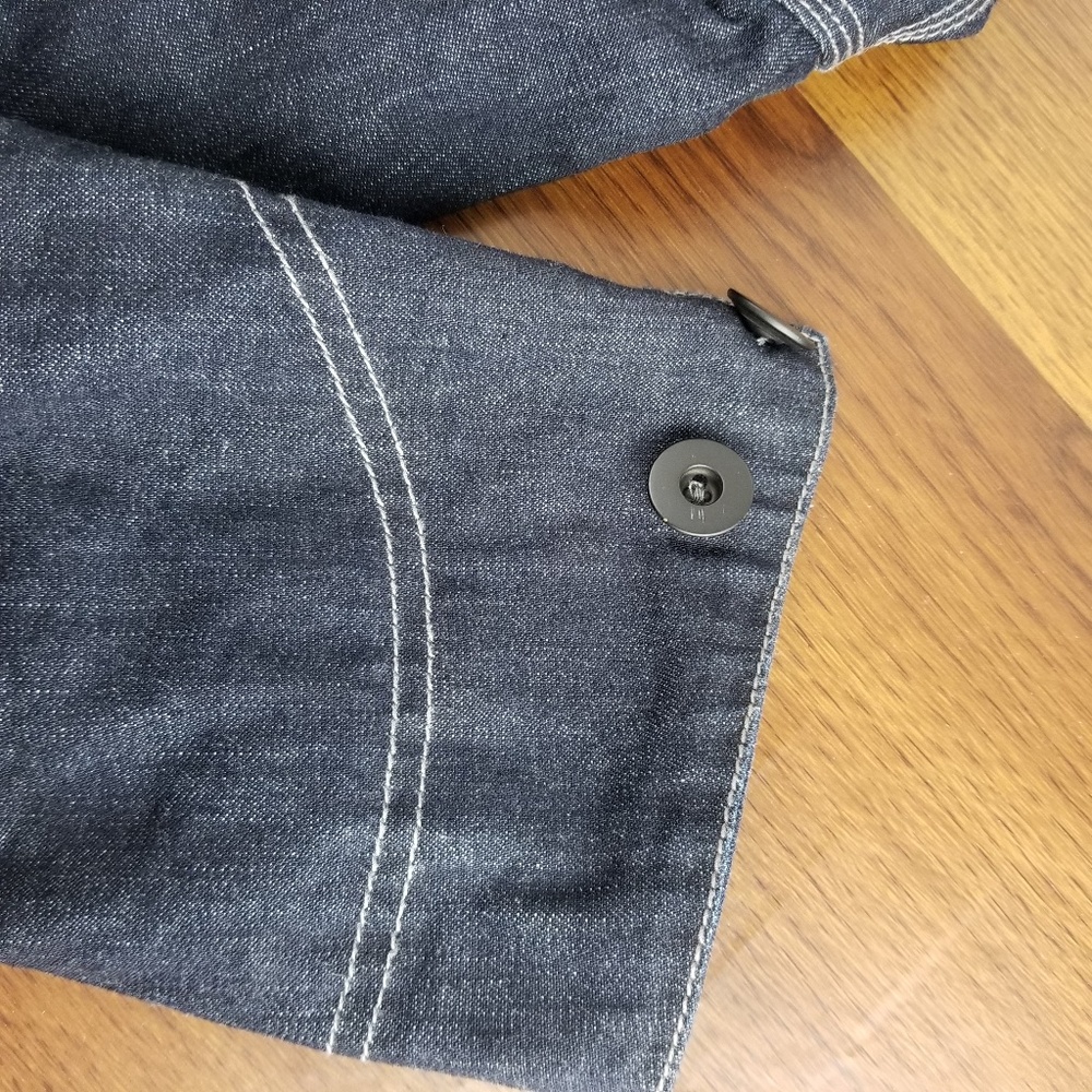 Levi's Long Jean Jacket Small 107 - Picture 6 of 8